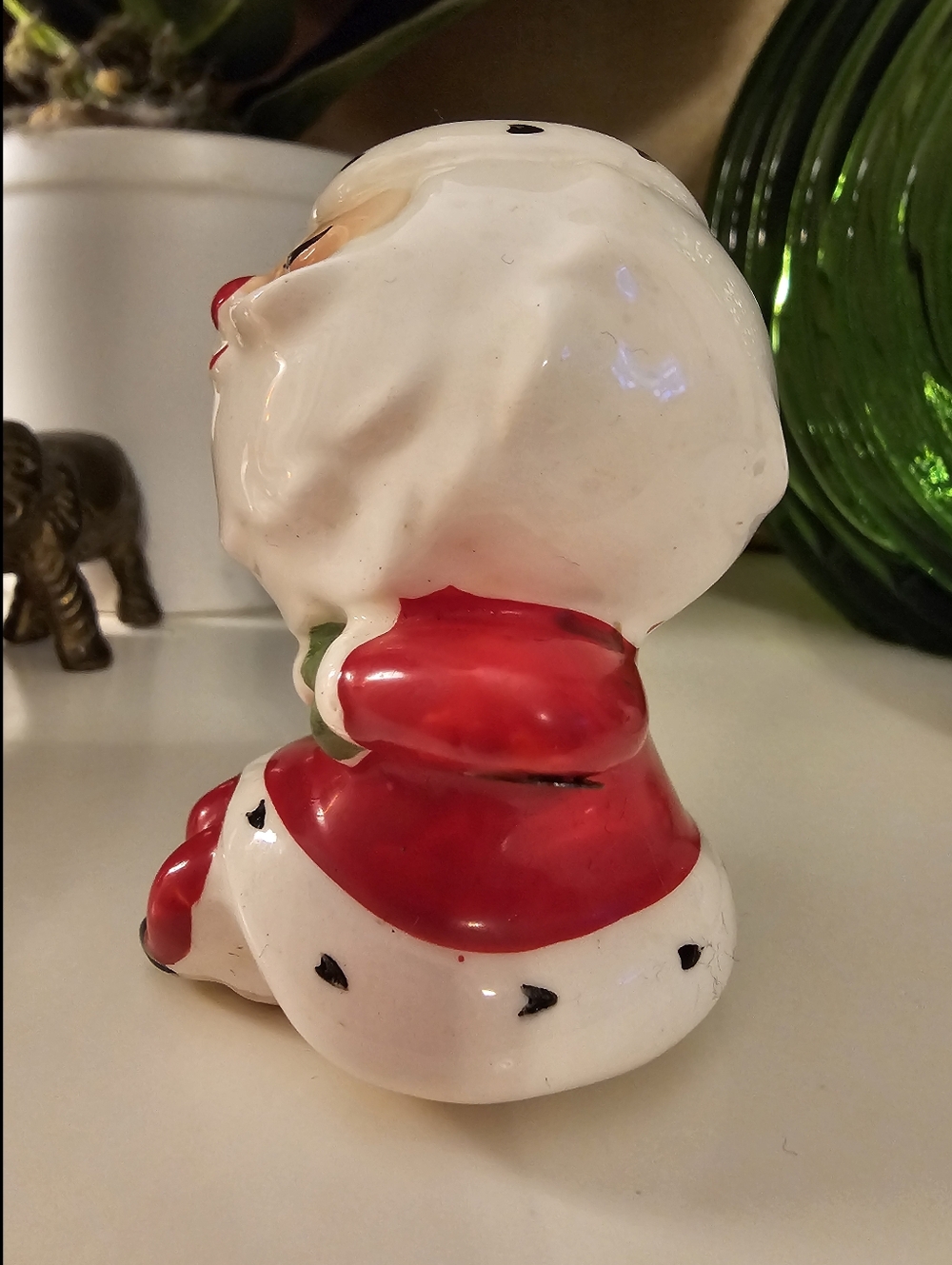 Vintage Holt Howard Christmas Santa & Bag Salt & Pepper Shaker Set 1959 - Picture 5 of 16